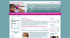 Desktop Screenshot of bezlepkovadieta.cz